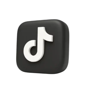 Logo 3D de TikTok – herramienta clave para promocionar creadoras OnlyFans